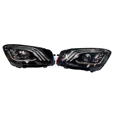 2018 - 2021 Mercedes S300, S400, S450, S500, S600 - 222 standard configuration - headlights