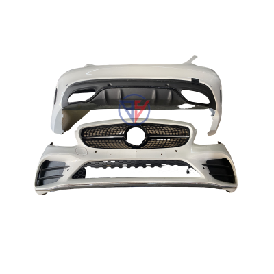 New model of Mercedes-Benz 205 - Front and rear bumpers