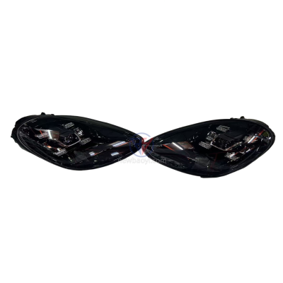 2019-2023 Porsche Panamera 971 Basic Model Black Background Headlights