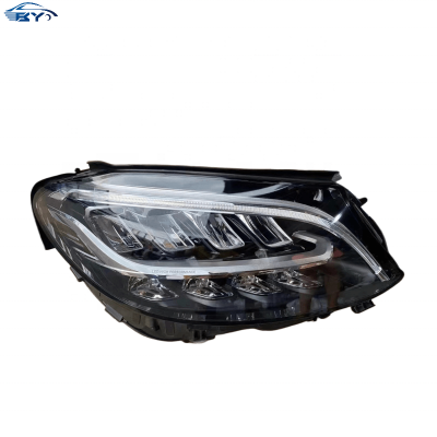 Refit All LED High Configuration Headlights for Mercedes Benz W205 2020 Program Plug and Play