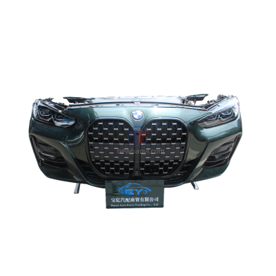 BMW 4 Series, front grille, model G22, green with large headlights