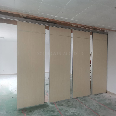 Foldable Manual Operable Partition  Room Divider For Auditorium 