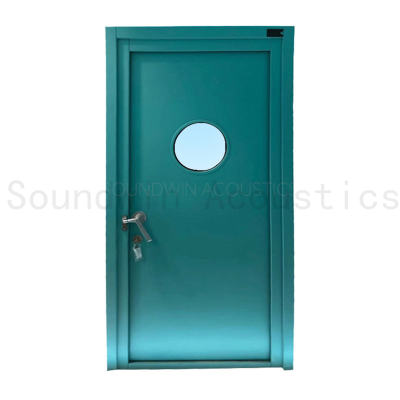 One Frame Two Door Sashes Series Soundproof Door, Custom Size Acoustic Noise Reduction Door for Commercial & Industrial Projects