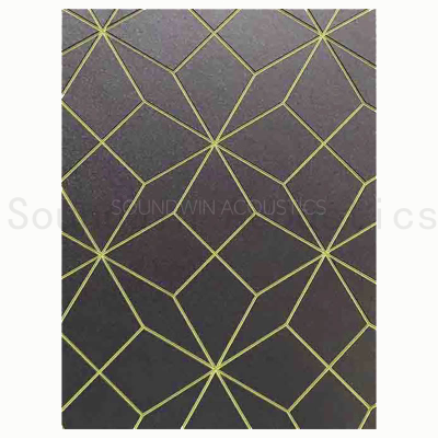  Two‑Tone Carved Polyester Acoustic Wall Panel Sound Absorbing Board for Kindergarten Music Room