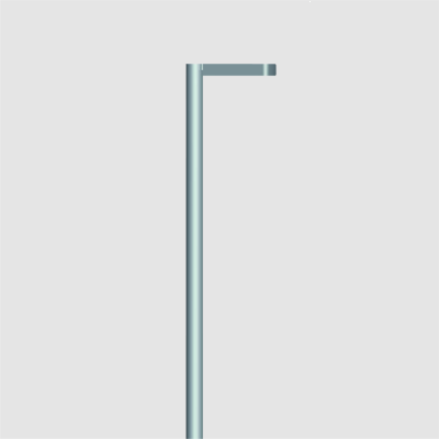 Dina round Pole garden lamp