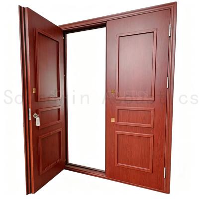 Industrial‑Grade Soundproof Door, One Frame Two Door Sashes Series, Airtight Acoustic Door for Workshop and Sound‑Insulated Room
