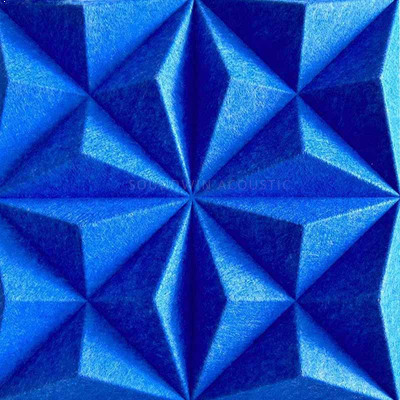 3D Decorative Acoustic Panel  PET Acoustic Wall Panels For Office