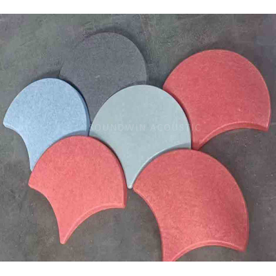 Ginkgo Leaf 3D Polyester Fiber Acoustic Panel With Nice Aesthetics