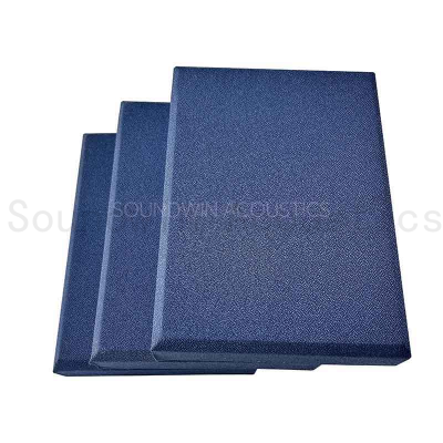 High Density Fabric Acoustic Panels Sound Absorbing Wall Panels Echo Reduction Acoustic Foam Panels For Recording Studio & Private Cinema