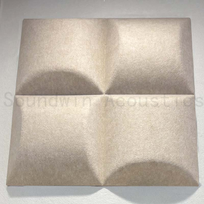 Interior Decoration 3D PET Acoustic Panels Noise Reduction Polyester Fiber Wall Panels for Hotel Lobby Workplace
