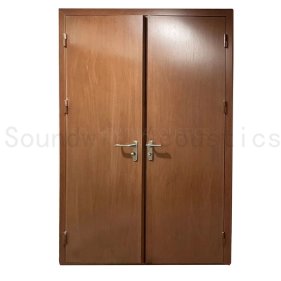 Acoustic Soundproof Door, One Frame Two Door Sashes Series for Commercial Building