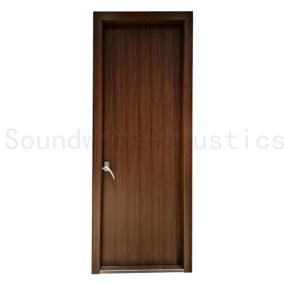 Heavy‑Duty Soundproof Door, One Frame Two Door Sashes Series, Sound Insulation Interior Door for Conference Room & Broadcast Room