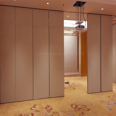 Foldable Partition Wall Flexibly Divide Space For Banquet Hall With Excellent Soundproof Performance