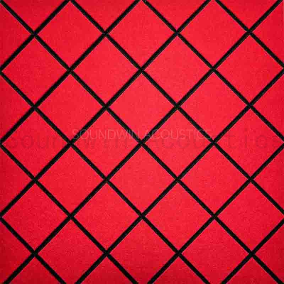 Custom Pattern Duplex Polyester Fiber Acoustic Wall Panel Fire Rated Sound Absorption Panel for Meeting Room