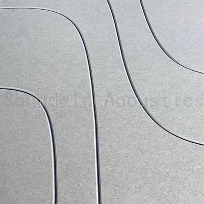  EN13501‑1 B‑s1 d0 Duplex Engraved Polyester Acoustic Wall Panel Noise Reduction Board for Break Room