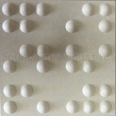 Decorative 3D Acoustic Panels PET Sound Insulation Wall Panels Eco Friendly Polyester Fiber Panels For Commercial Space