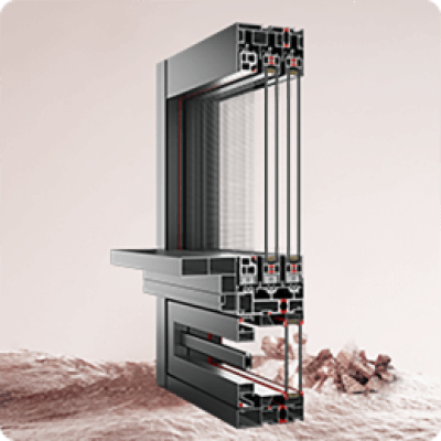 极光130系列极窄6轨景观窗